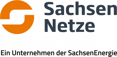 Logo: SachsenNetze. Ein Unternehmen der SachsenEnergie